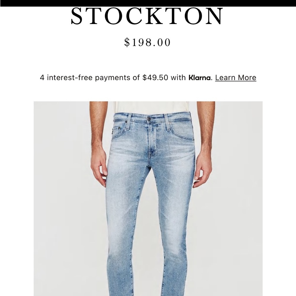 Men’s jeans AG jeans